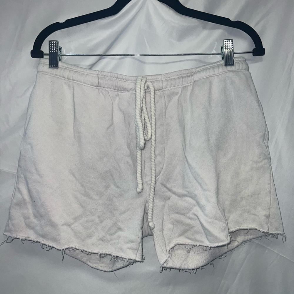 Camp Isidor drawstring sweatshirt White Shorts M/L